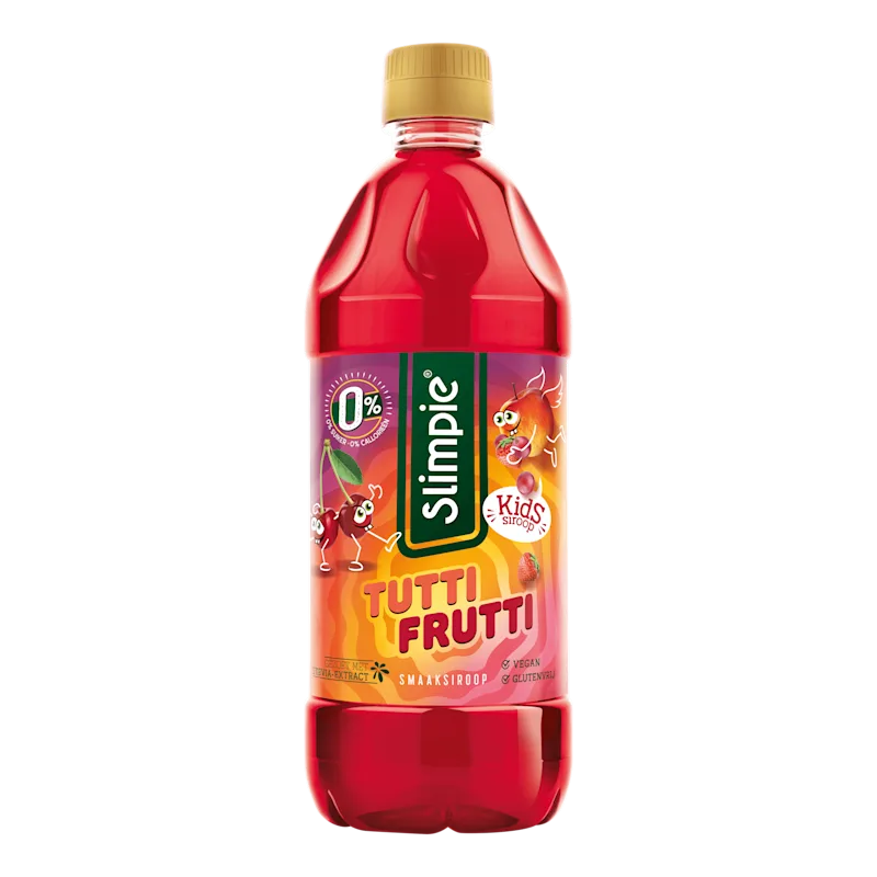 Slimpie Kids Siroop Tutti Frutti Smaak 580 ml