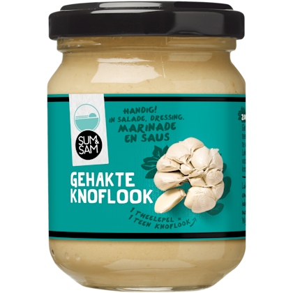 Gehakte knoflook