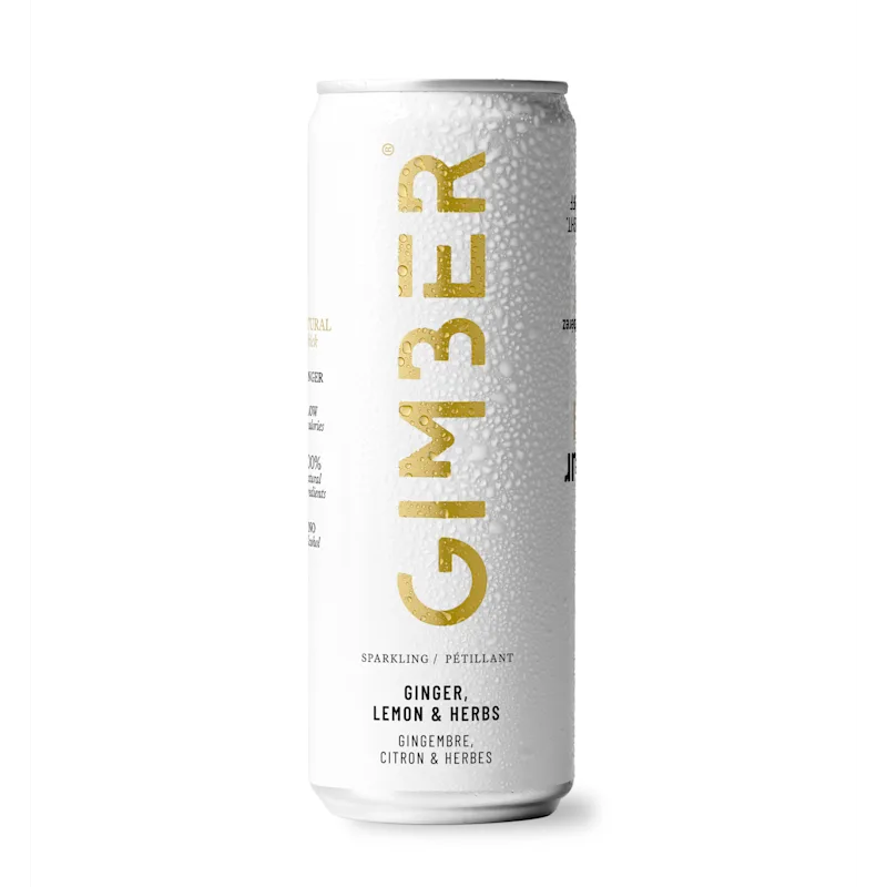 Gimber Original Ginger, Lemon en Herbs