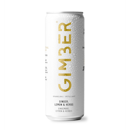 Gimber Original Ginger, Lemon en Herbs