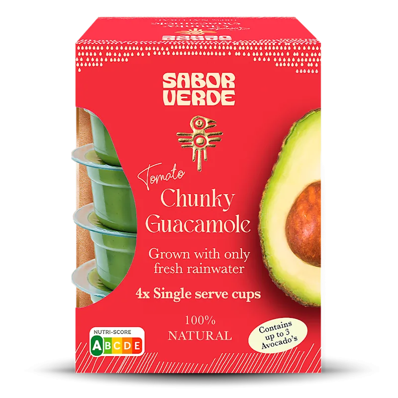 Sabor Verde Chunky Guacamole Tomato kuipje