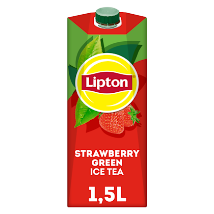 Ice tea green strawberry