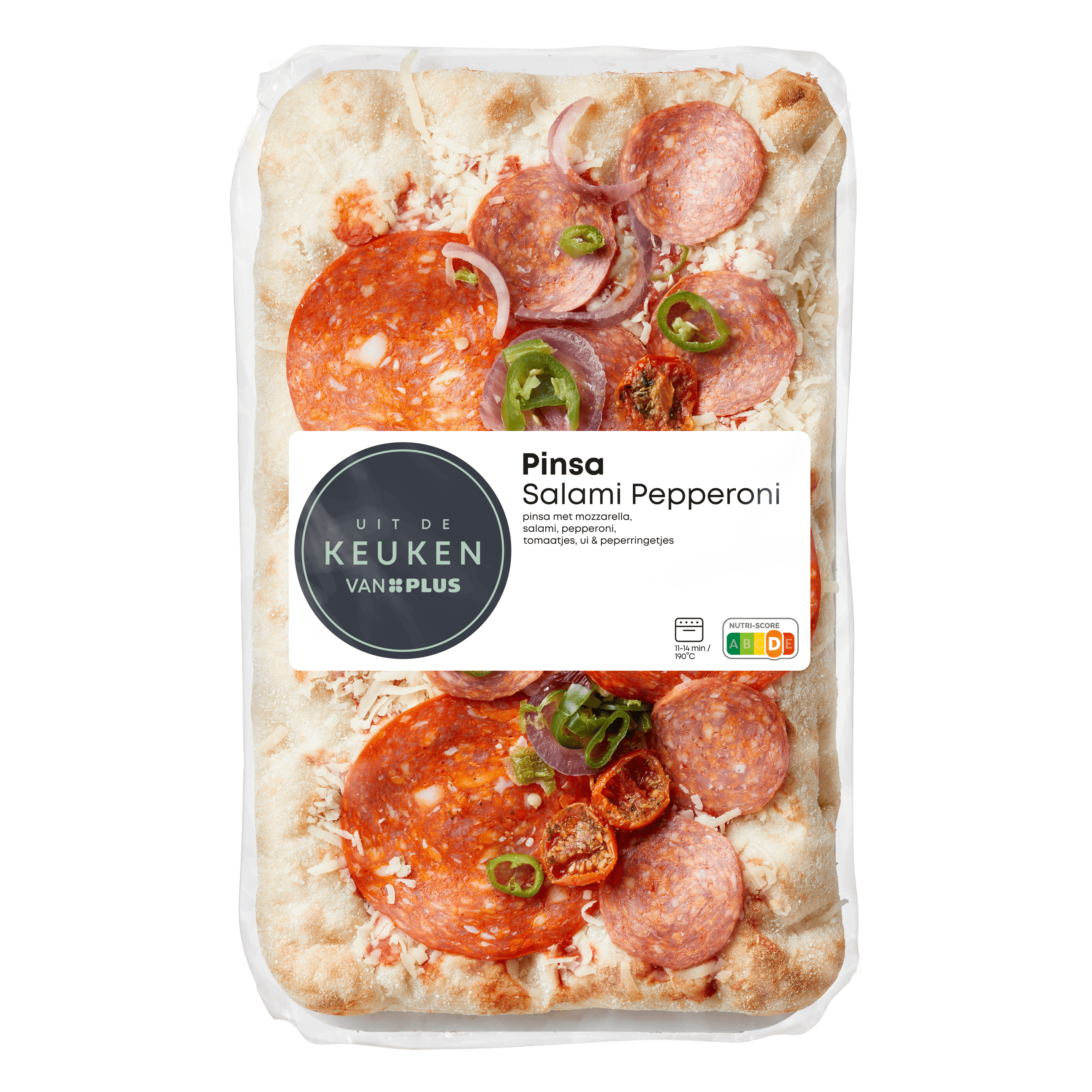 Uit de keuken van Pinsa Salami Pepperoni