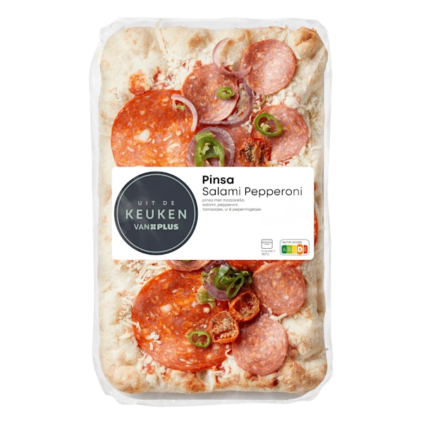Uit de keuken van Pinsa Salami Pepperoni