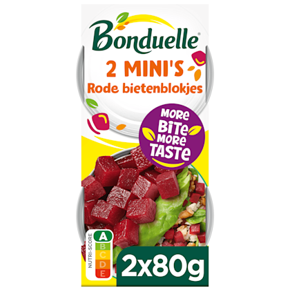 Bonduelle Rode bietenblokjes 2 mini's