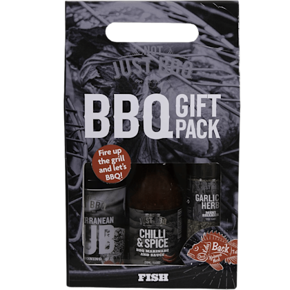 Not Just BBQ BBQ gift pack fish