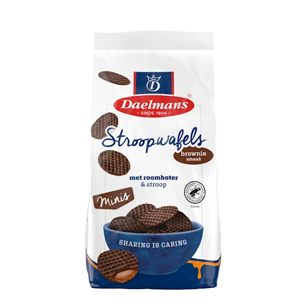 Daelmans Mini stroopwafels Brownie