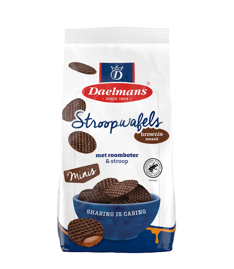 Daelmans Mini stroopwafels Brownie