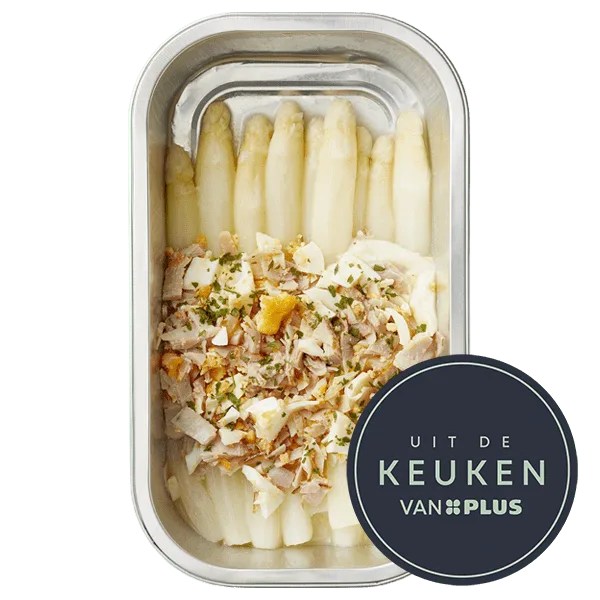 Uit de keuken van PLUS Asperge met ham en ei