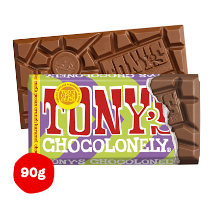 Reep melk pecan crunch karamel