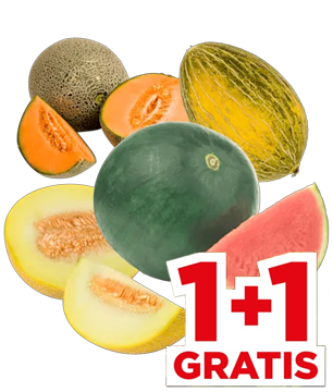 Meloenen 1+1 GRATIS