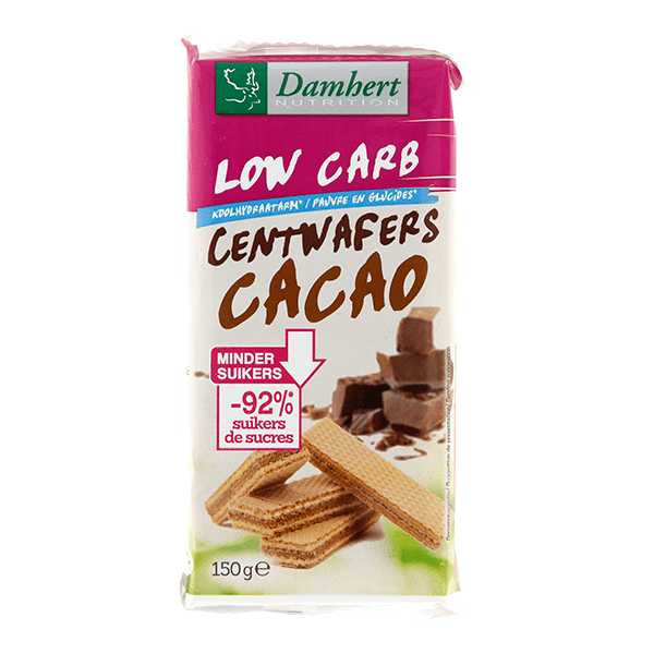 Damhert Tagatesse Centwafels Choco Per Doos 150 G