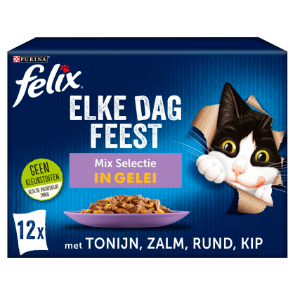 Elke Dag Feest kattenvoer mix selectie