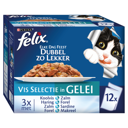 Elke Dag Feest kattenvoer vis selectie