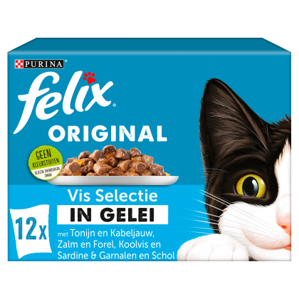 Original kattenvoer vis selectie