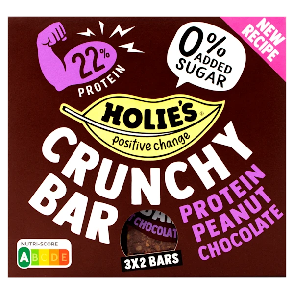 Holie's Crunchy Bar Protein Peanut Chocolate