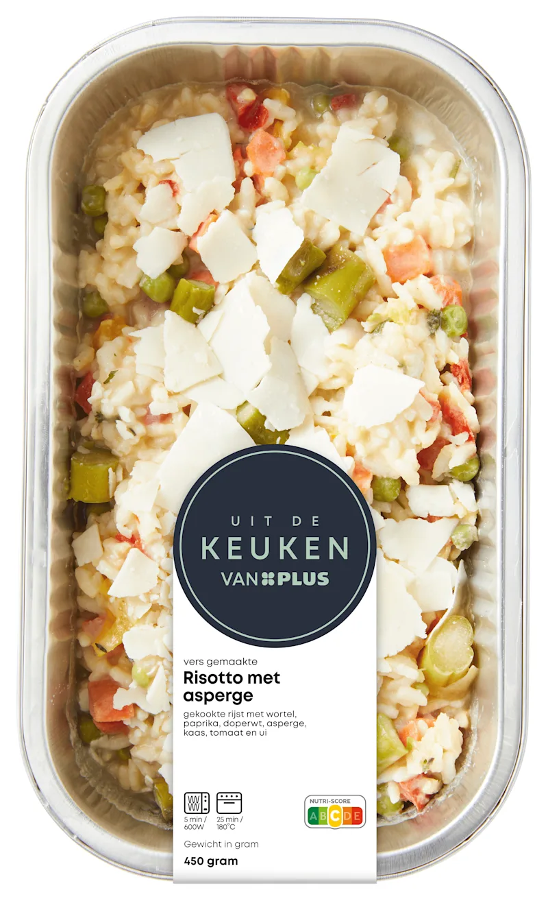 Uit de keuken van PLUS Risotto met groene asperges
