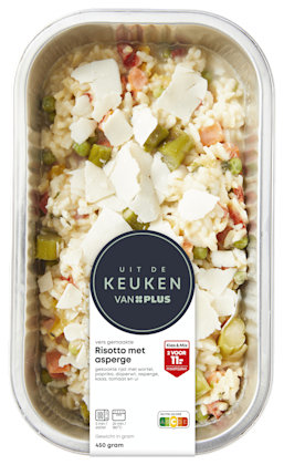 Risotto met groene asperges