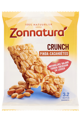 Zonnatura Reep Pinda Crunch - PLUS
