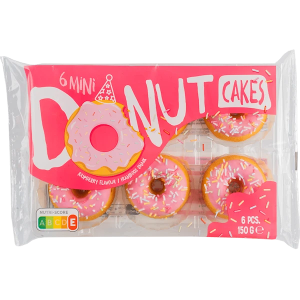 Van Dijk Donut cakejes Framboos