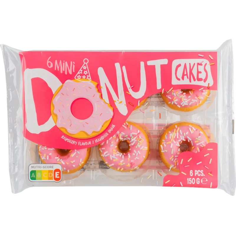 Van Dijk Donut cakejes Framboos