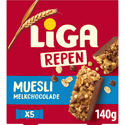 Mueslirepen melkchocolade