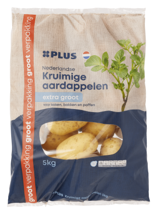 Kruimige aardappelen extra groot