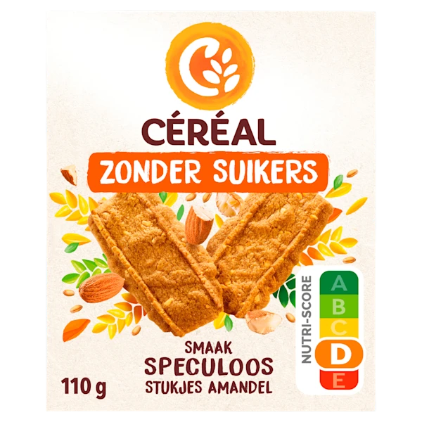 Cereal Koek speculoos smaak minder suikers