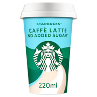 Starbucks Caffe Latte no added sugar ijskoffie
