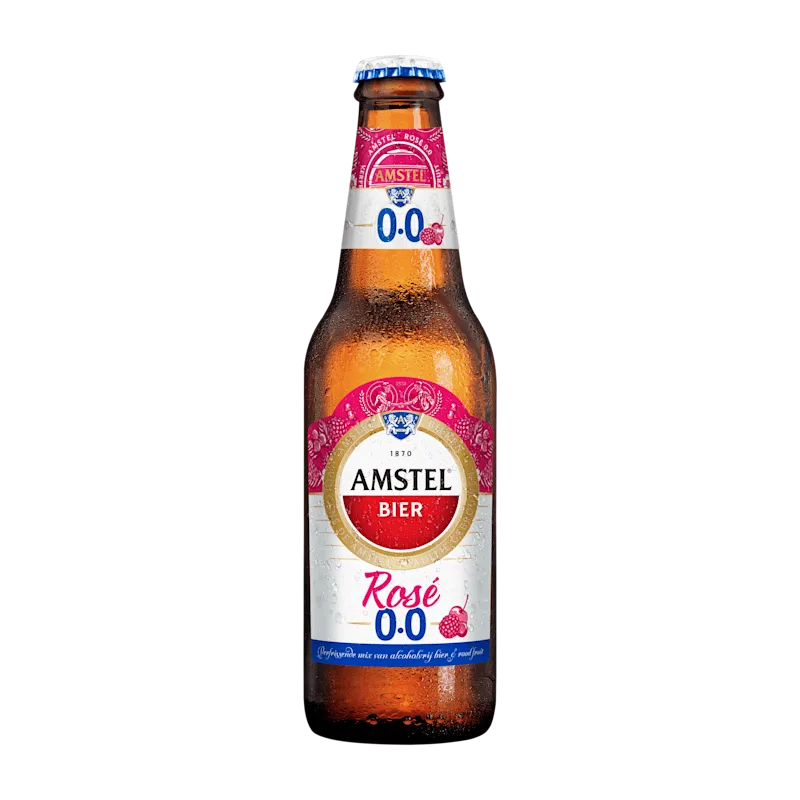 Amstel Rosé 0.0 bier fles