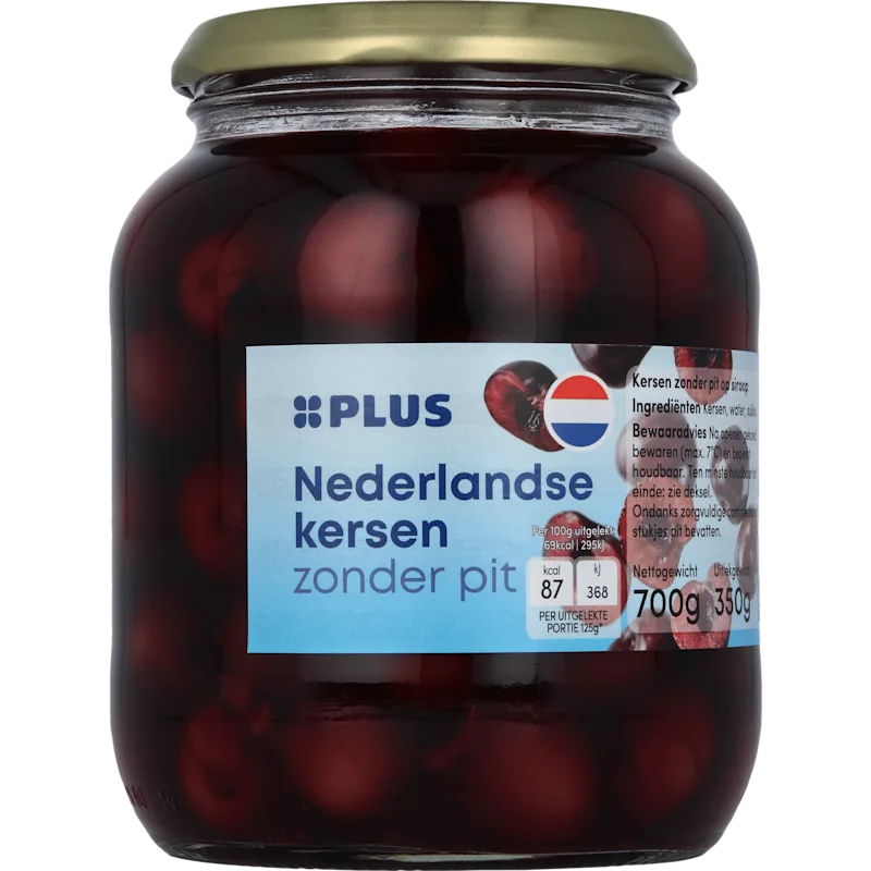 PLUS Kersen zonder pit