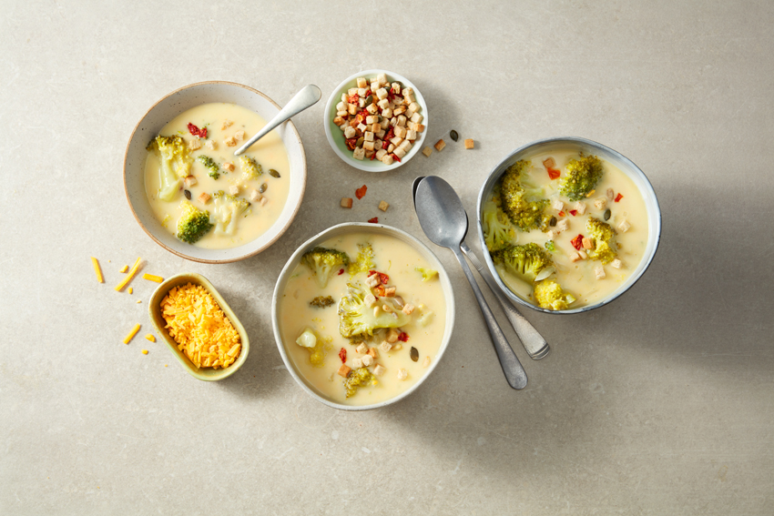 Broccoli cheddar soep