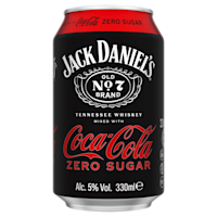 Jack Daniels Whiskey Cola zero