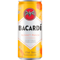 Bacardi Sunset punch