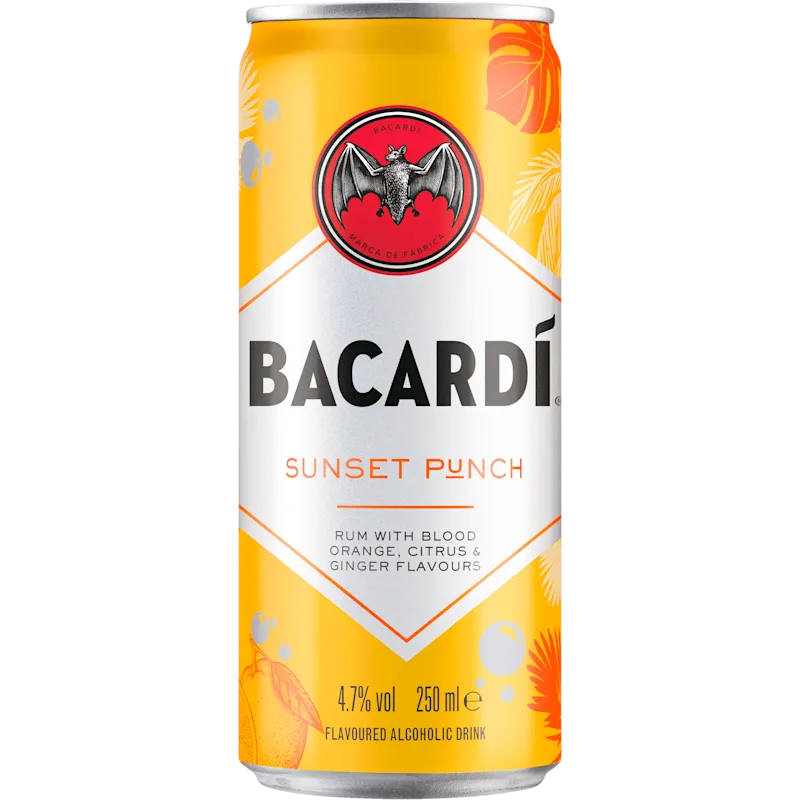 Bacardi Sunset punch