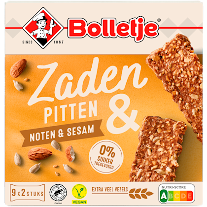 Zaden en pitten repen Noten-Sesam
