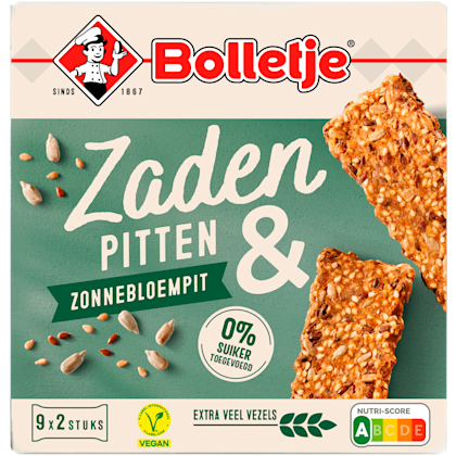 Zaden en pitten repen Zonnebloempit