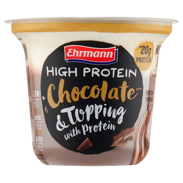 Ehrmann High Protein pudding topping choco