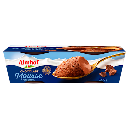 Chocolade mousse 2 x 70 gram