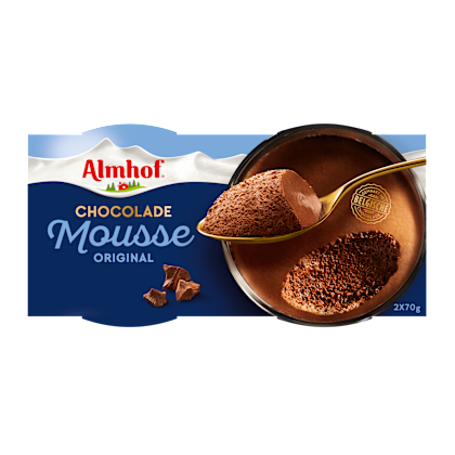 Chocolade mousse 2 x 70 gram