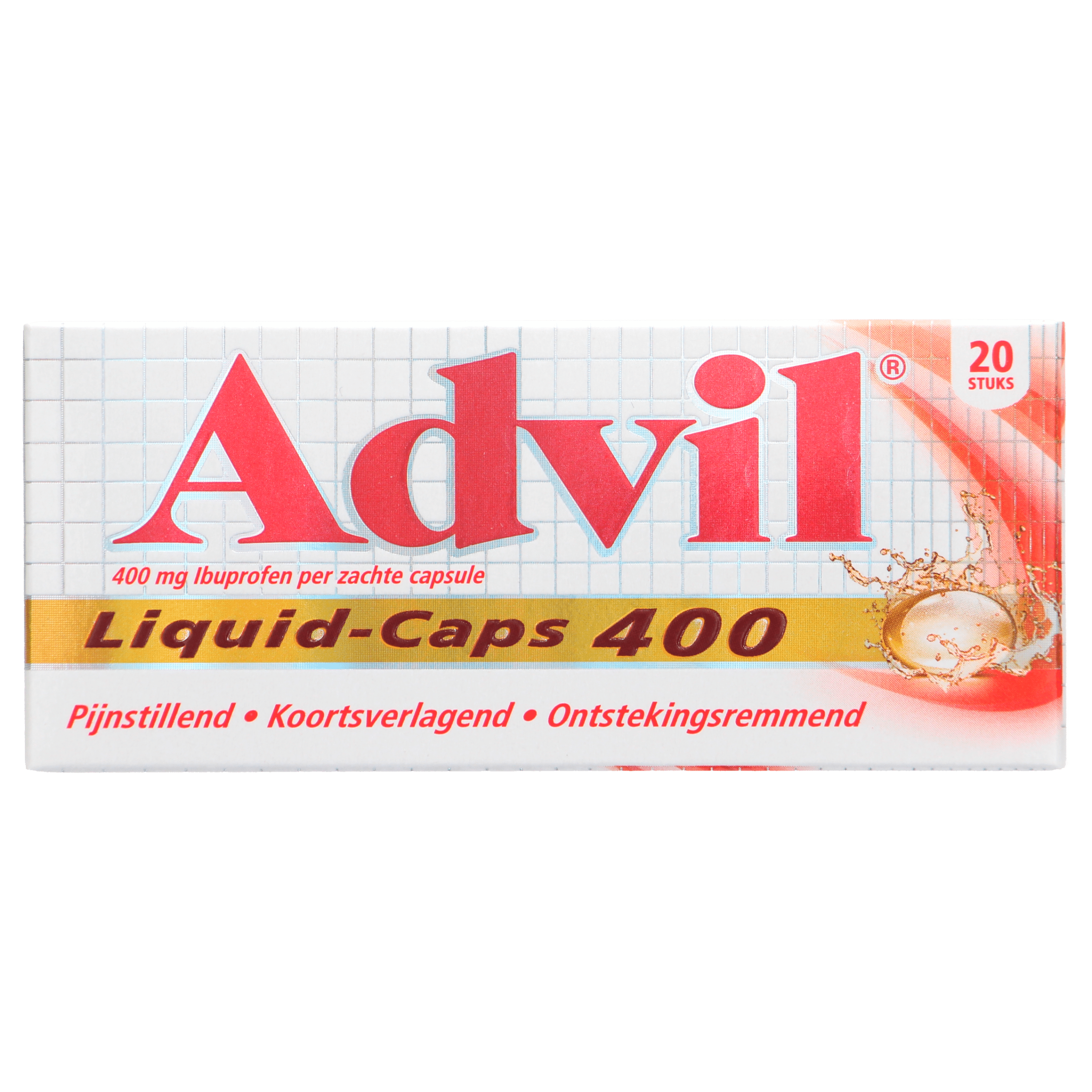 Advil Liquidcaps 400 mg Per Stuk 20 st