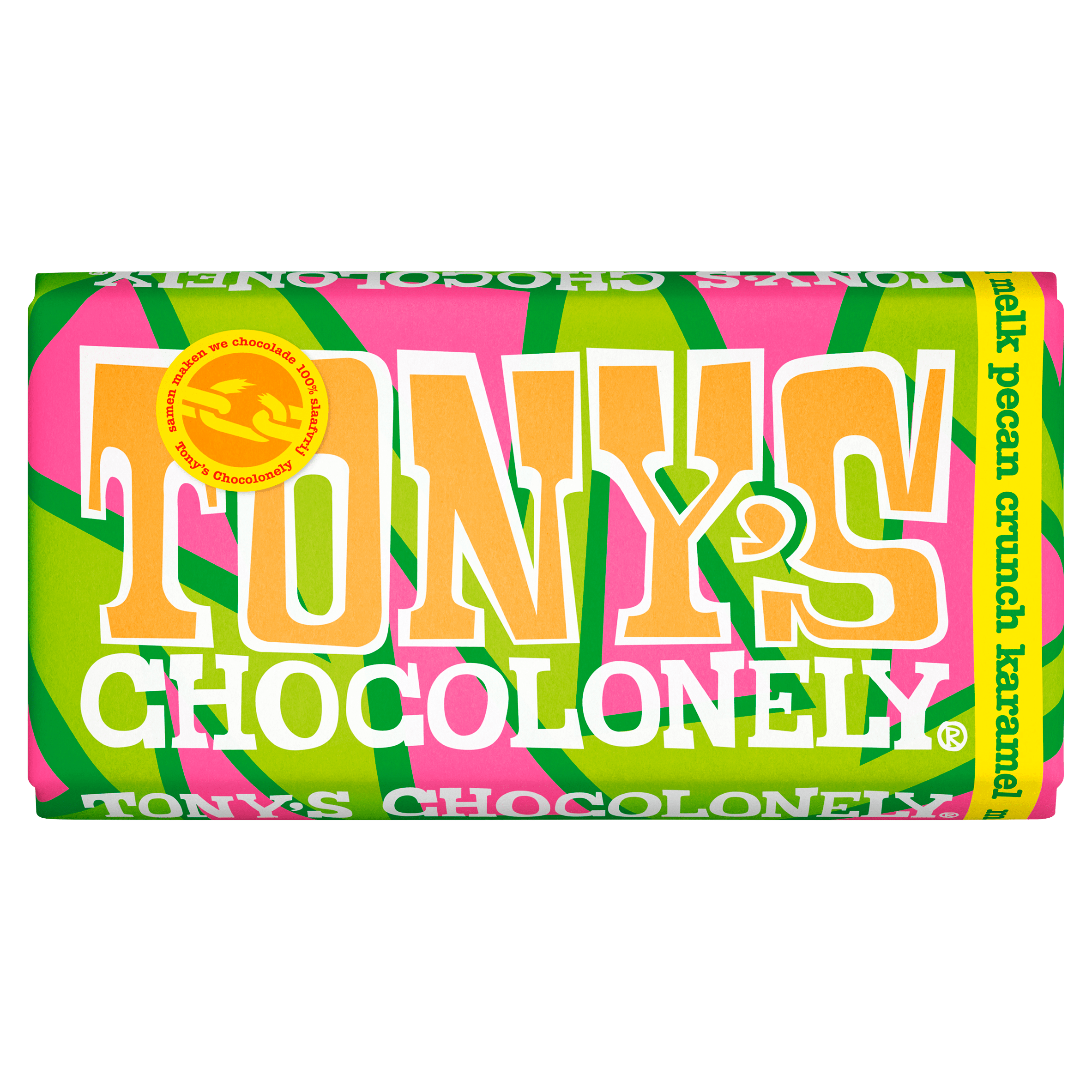 tony-s-chocolonely-melk-pecan-crunch-karamel-per-wikkel-180-g
