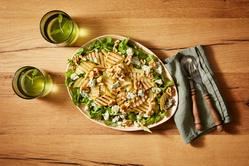 Gegrilde peer salade