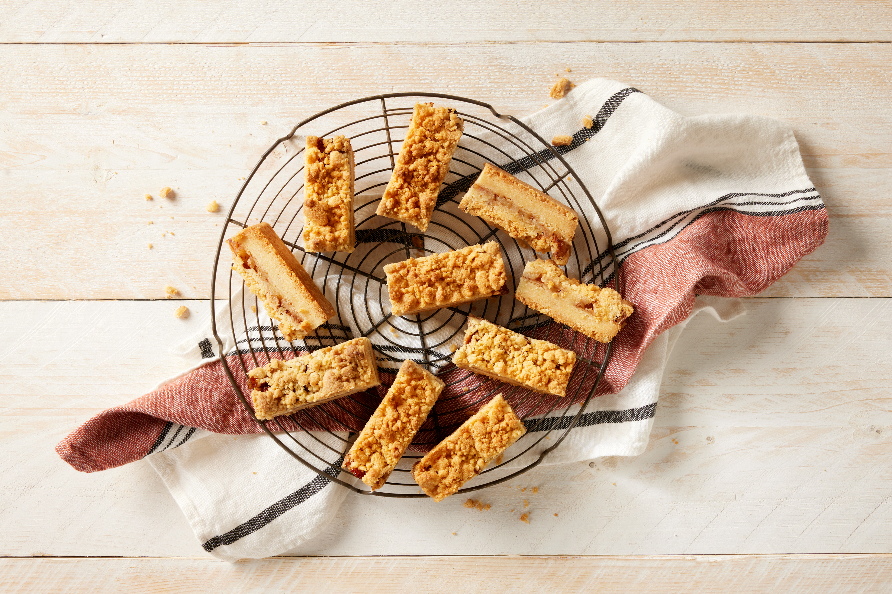 Appel crumble bars