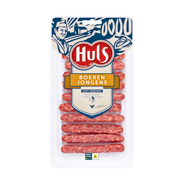 Huls Snackworstjes licht gerookt