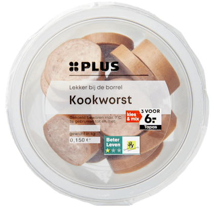 Antipasti Gelderse gekookte worst