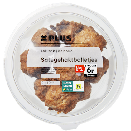 Saté gehaktballetjes BLK1*