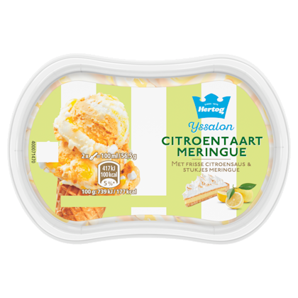 Citroentaart meringue