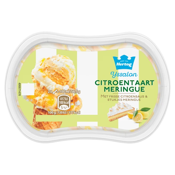 Hertog Citroentaart meringue