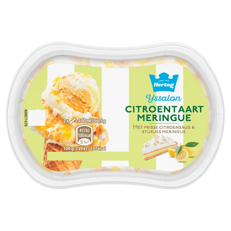 Hertog Citroentaart meringue